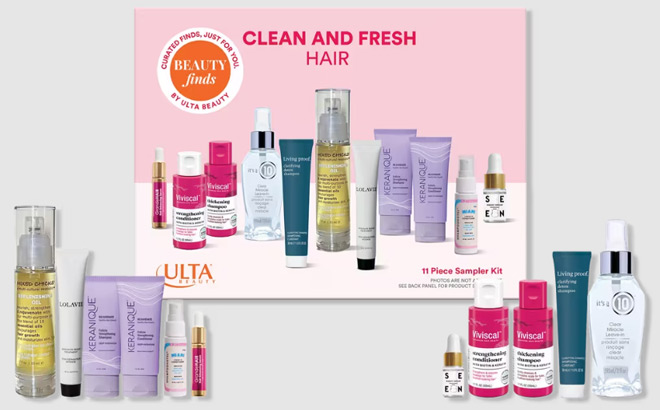 Beauty Finds by ULTA Clean and Fresh Hair 11 Piece Set