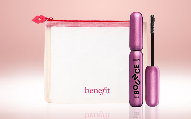 Benefit Cosmetics BADgal Bounce Mascara with Mesh Bag Benefit Cosmetics BADgal Bounce Mascara with Mesh Bag