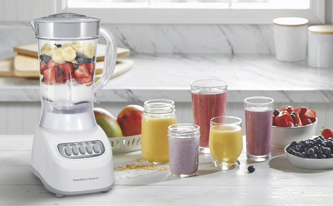 Blender next to Smoothies Blender next to Smoothies