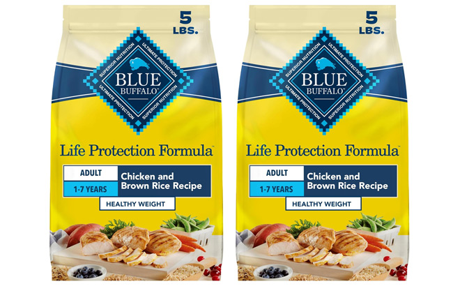 Blue Buffalo 5 Pound Adult Dog Food Bags Blue Buffalo 5 Pound Adult Dog Food Bags