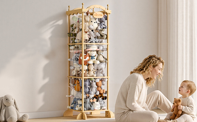 COSYLAND Large Stuffed Animal Storage Organizer