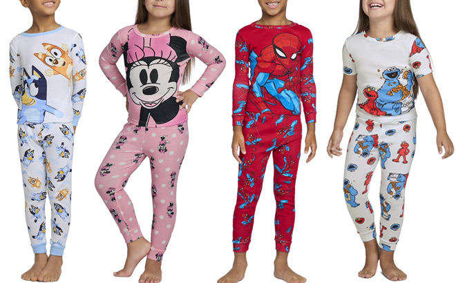 Character Toddler 2 Piece Pajama Sets