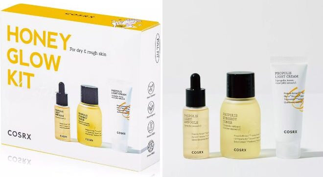 Cosrx 3 Piece Full Fit Propolis Honey Glow Set