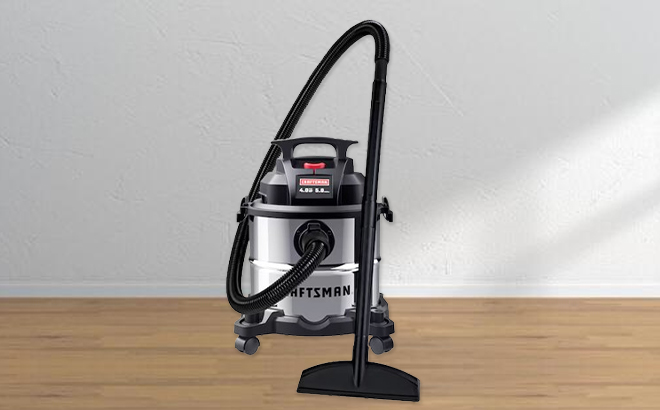 Craftsman 5 Gallon 4 HP Corded Wet Dry Shop Vacuum