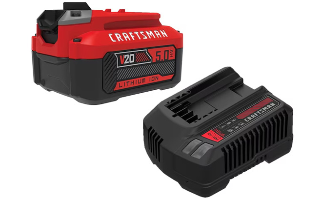 Craftsman V20 5 Ah Lithium Ion Battery Kit Craftsman V20 5 Ah Lithium Ion Battery Kit