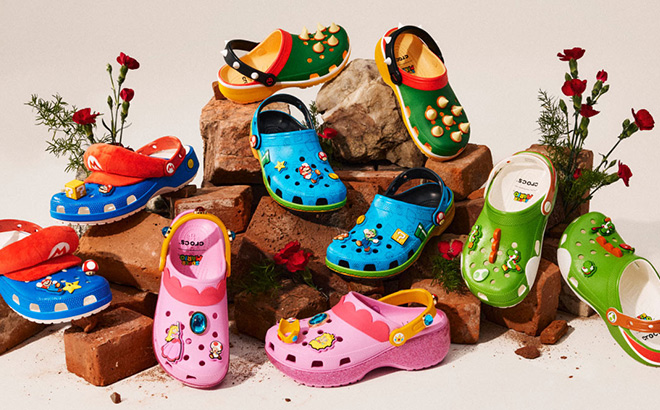 Crocs x Super Mario Collection