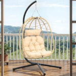 Dakota Fields 1 Person Swing Chair With Stand