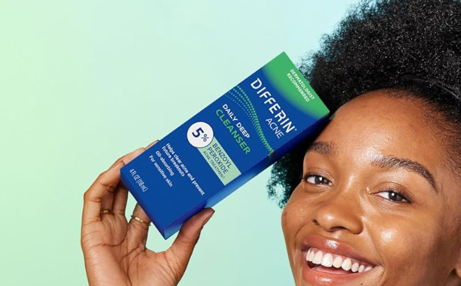 Differin Acne Face Wash with 5 Benzoyl Peroxid