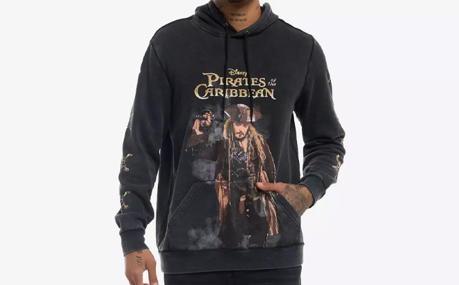 Disney Pirates Of The Caribbean Jack Sparrow Hoodie Disney Pirates Of The Caribbean Jack Sparrow Hoodie