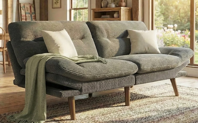 Dreamsmith Convertible Futon Sofa Bed with Adjustable Backrest Dreamsmith Convertible Futon Sofa Bed with Adjustable Backrest