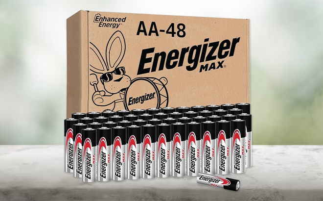 Energizer 48 Count MAX AA Alkaline Batteries Energizer 48 Count MAX AA Alkaline Batteries