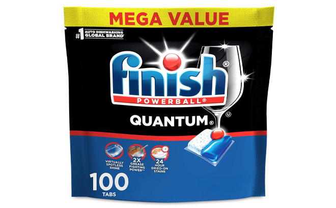 Finish 100 Count Quantum Dishwasher Pods