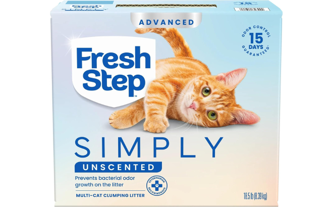 Fresh Step Advanced Simply Unscented Multi Cat Litter