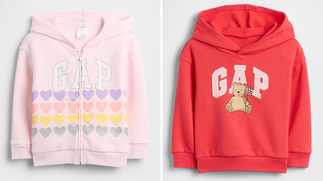 GAP Factory babyGap Logo Zip Hoodie