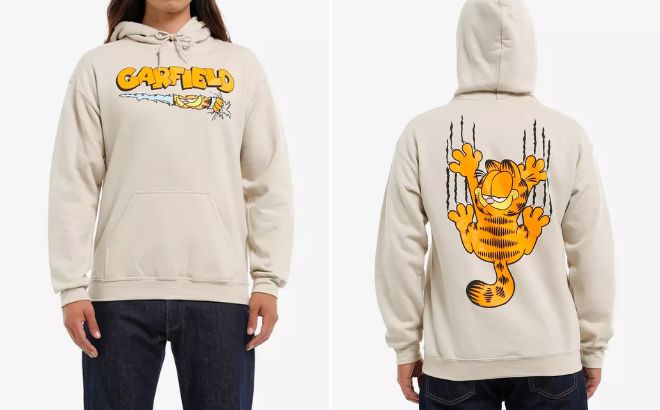 Garfield Scratch Peek Hoodie Garfield Scratch Peek Hoodie