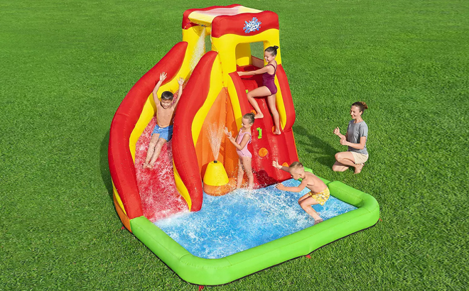 H2OGO Lava Splash Inflatable Mega Water Park H2OGO Lava Splash Inflatable Mega Water Park