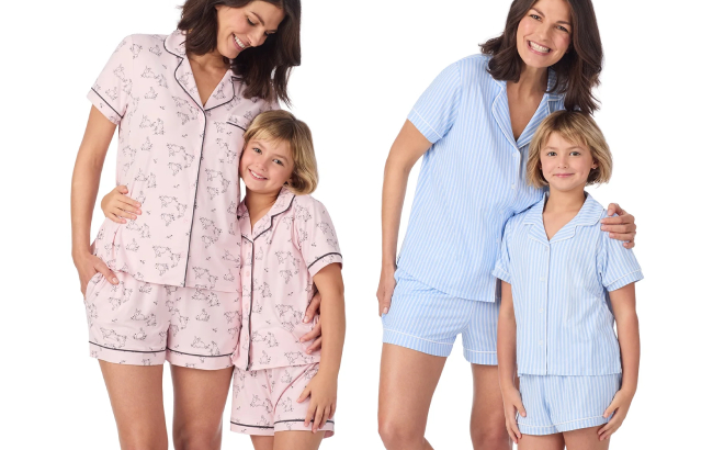 Joyspun Girls Mommy and Me Matching Pajama Set