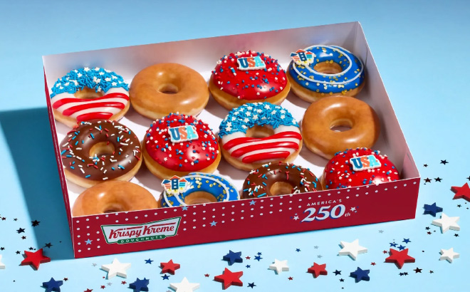 July 4th Collection Doughnut at Krispy Krem