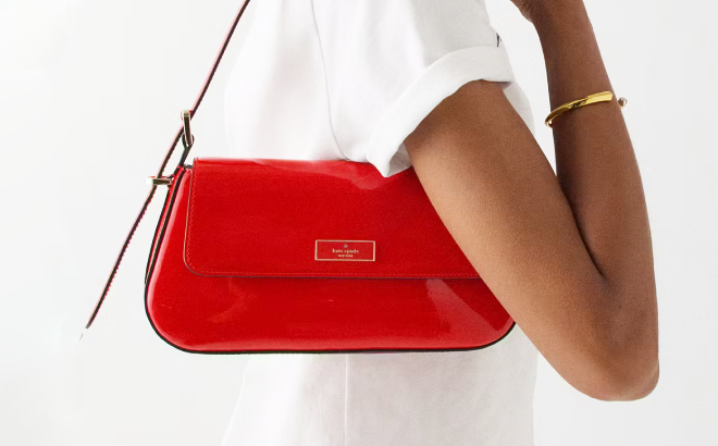 Kate Spade Bridget Shiny Leather Shoulder Bag