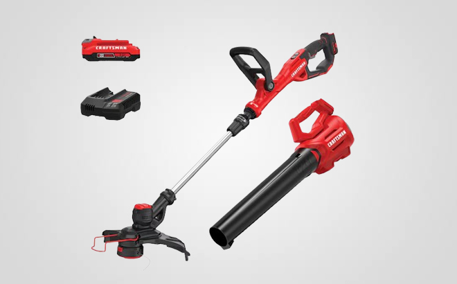 Kobalt Cordless Battery String Trimmer and Leaf Blower and Combo Kit Kobalt Cordless Battery String Trimmer and Leaf Blower and Combo Kit