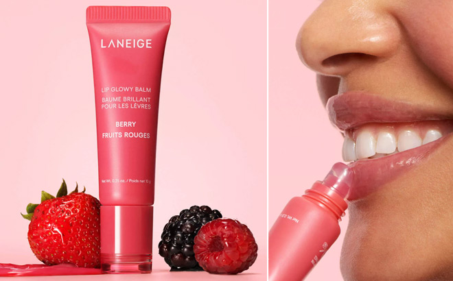 LANEIGE Lip Glowy Lightweight Hydration Balm with Shea Butter