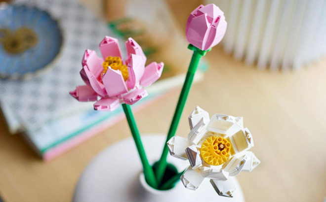 LEGO Lotus Flowers Building Toy Set