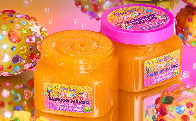 Lisa Frank x Tree Hut Rainbow Mango Shea Sugar Scrubs