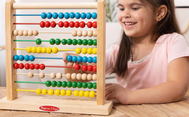 Melissa Doug Abacus Classic Wooden Toy Melissa Doug Abacus Classic Wooden Toy
