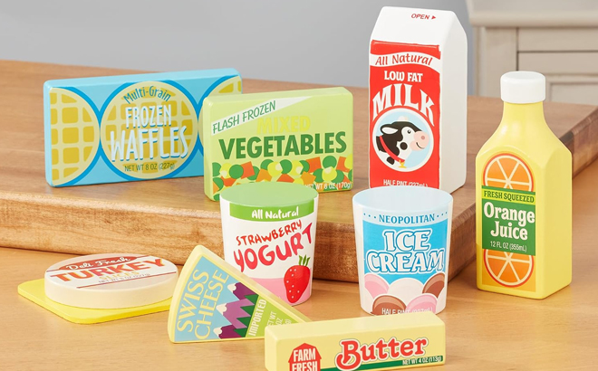 Melissa Doug Fridge Food Wooden Play Food Kitchen Set Melissa Doug Fridge Food Wooden Play Food Kitchen Set