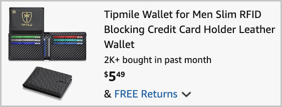 Mens Wallet at Checkout Mens Wallet at Checkout