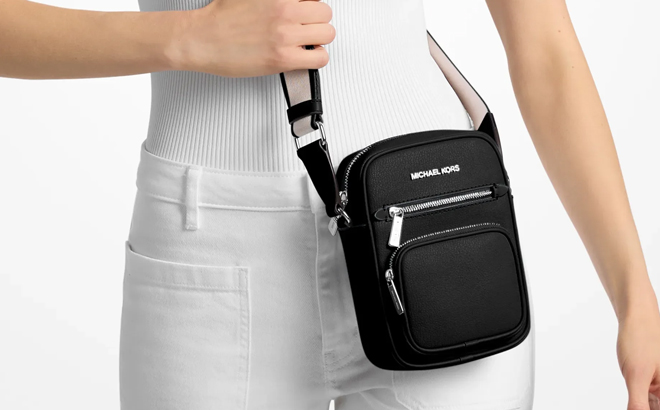 Michael Kors Jet Set Medium Leather Crossbody Bag Michael Kors Jet Set Medium Leather Crossbody Bag
