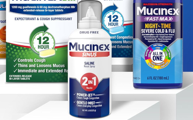 Mucinex Sinus Saline Nasal Spray Sinus Rinse