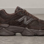 New Balance 9060 Womens Shoes in Chocolate Brown