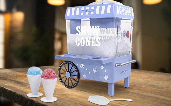 Nostalgia Snow Cone Machine