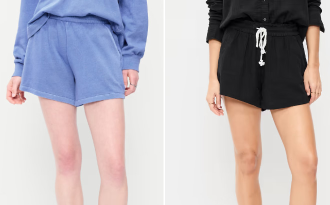 Old Navy Extra High Waisted Sweat Shorts