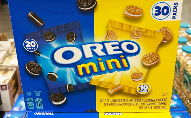 Oreo Mini Mix Sandwich Cookies Variety 30 Pack