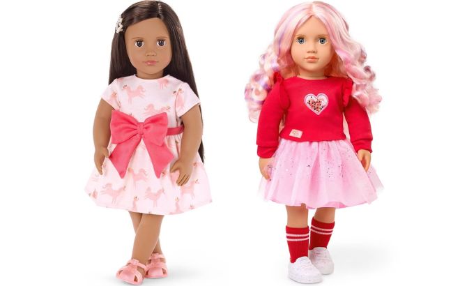 Our Generation Leandra and Coralie Fashion Dolls Our Generation Leandra and Coralie Fashion Dolls