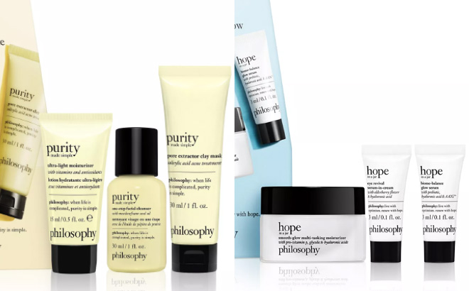 Philosophy Purity Made Simple Cleanse Purify Hydrate Mini Set Philosophy Purity Made Simple Cleanse Purify Hydrate Mini Set