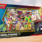 Pokemon Trading Card Game Mega Zygarde ex Premium Collection on a Table