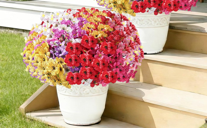 Powbrace Artificial Flowers 22 Pack