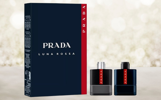 Prada Mens 2 Piece Luna Rossa Travel Spray Discovery Set Prada Mens 2 Piece Luna Rossa Travel Spray Discovery Set