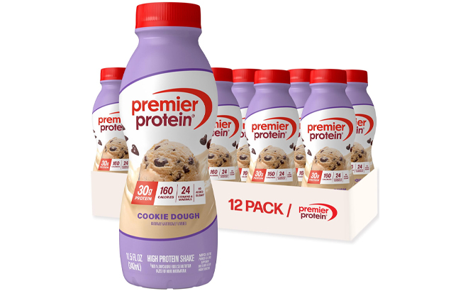 Premier Protein Shake Cookie Dough 30g High Protein 12 Pack Premier Protein Shake Cookie Dough 30g High Protein 12 Pack