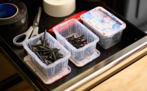Project Source X small Clear Stackable Totes