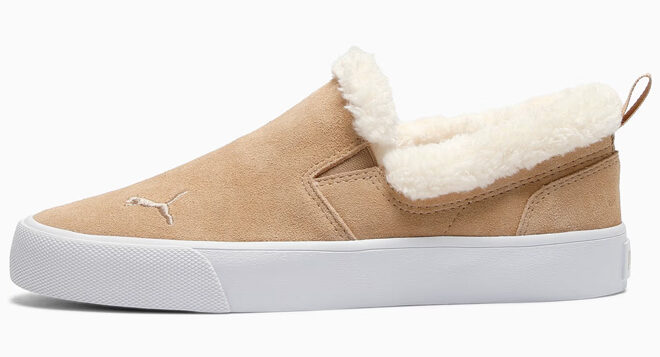 Puma Bari Comfort Shearling Womens Slip On Shoe Puma Bari Comfort Shearling Womens Slip On Shoe