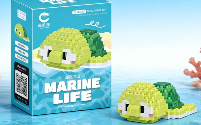 Sea Turtle Hand Assembled Figurine