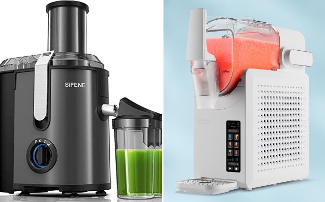 SiFENE Centrifugal Juicer Machine and Iceman Slush Ease Slushy Maker SiFENE Centrifugal Juicer Machine and Iceman Slush Ease Slushy Maker
