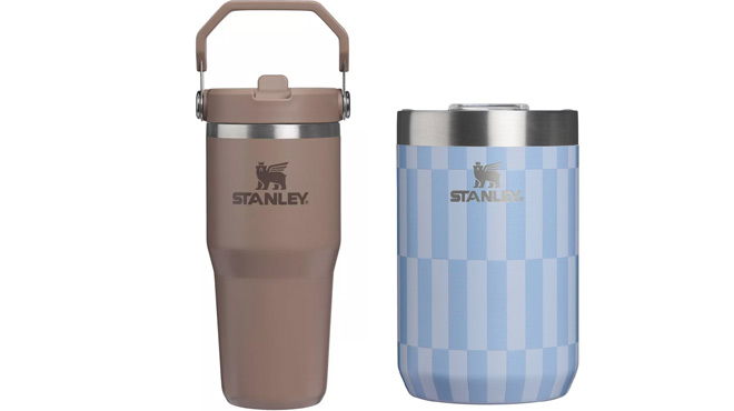 Stanley 14 oz Stainless Steel Ice Flow Flip Straw Tumbler Stanley 14 oz Stainless Steel Ice Flow Flip Straw Tumbler