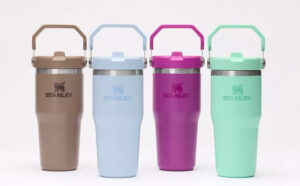 Stanley 14 oz Stainless Steel Ice Flow Flip Straw Tumblers