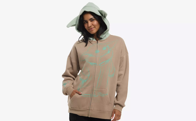 Star Wars The Mandalorian And Grogu Girls Hoodie Star Wars The Mandalorian And Grogu Girls Hoodie