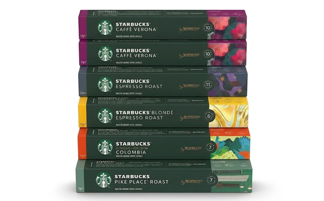 Starbucks Nespresso 60 Count Capsules